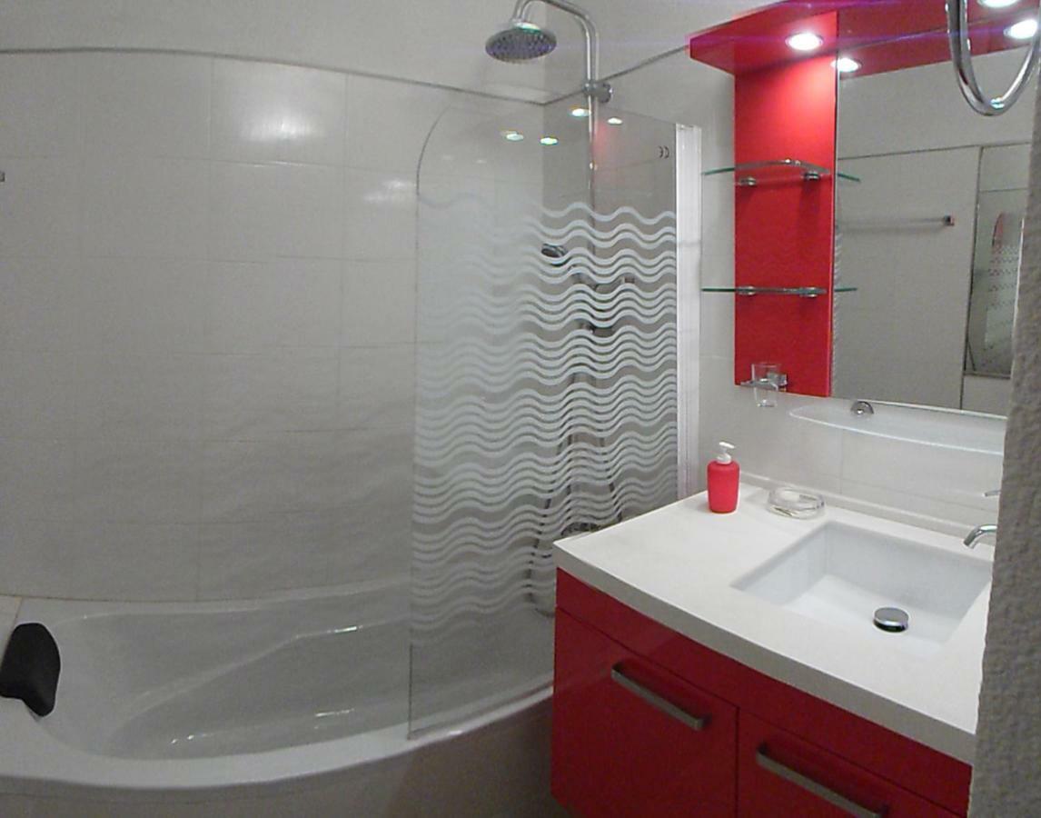 CANNES plage 2mn/45m2/vue mer/inernet/clim/parking privé Exterior foto